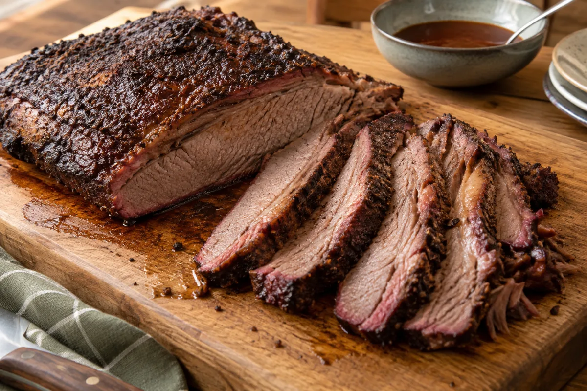 Brisket van de smoker