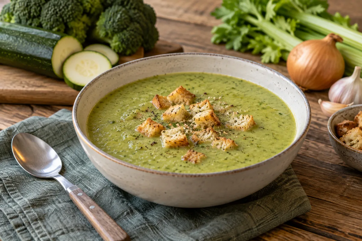 Courgette-broccolisoep
